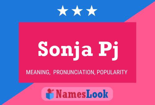 Sonja Pj Name Poster