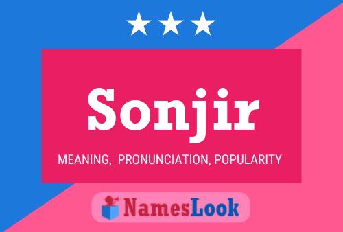 Sonjir Name Poster