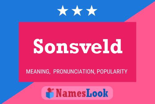 Sonsveld Name Poster