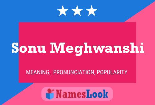 Sonu Meghwanshi Name Poster