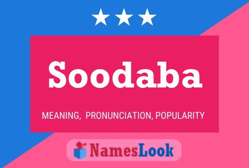 Soodaba Name Poster