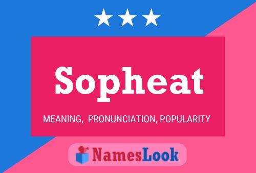 Sopheat Name Poster