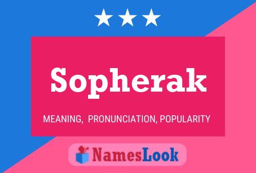 Sopherak Name Poster