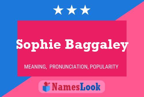 Sophie Baggaley Name Poster