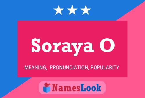 Soraya O Name Poster