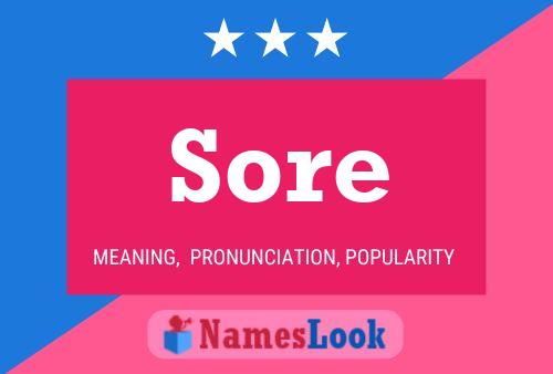 Sore Name Poster