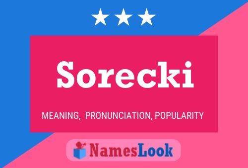 Sorecki Name Poster