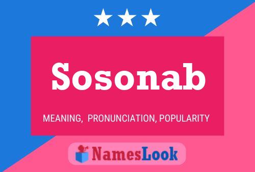 Sosonab Name Poster