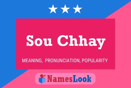 Sou Chhay Name Poster