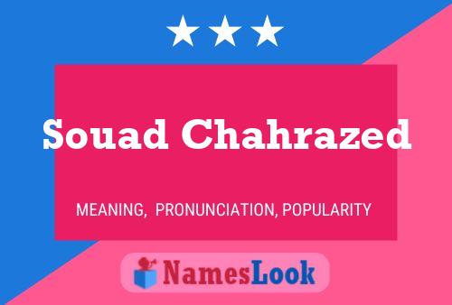 Souad Chahrazed Name Poster