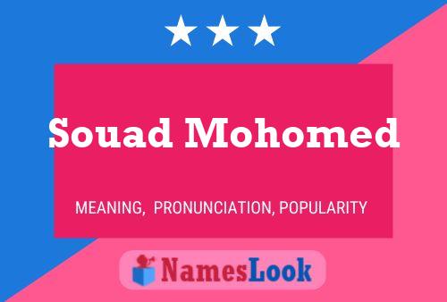 Souad Mohomed Name Poster