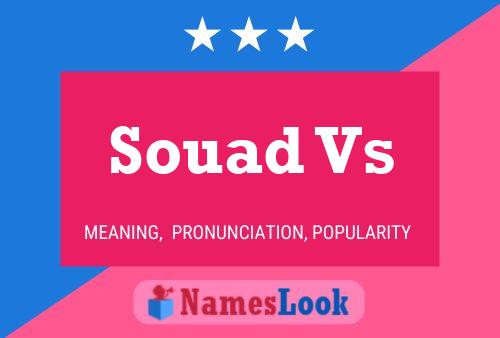 Souad Vs Name Poster