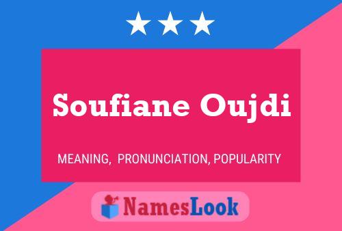 Soufiane Oujdi Name Poster