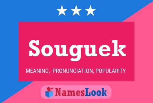 Souguek Name Poster