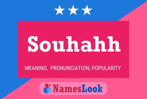 Souhahh Name Poster