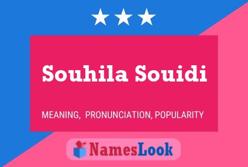 Souhila Souidi Name Poster