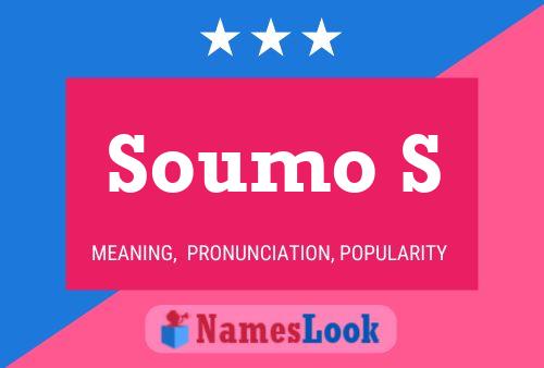 Soumo S Name Poster