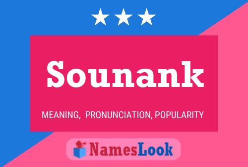 Sounank Name Poster