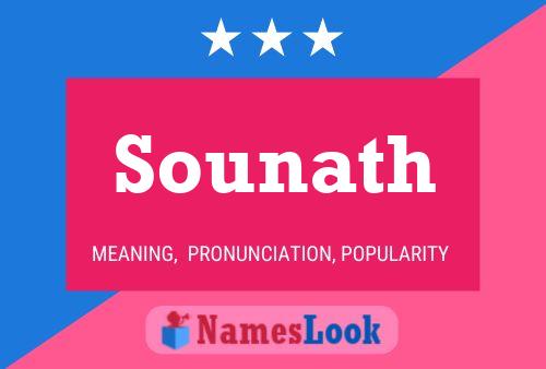 Sounath Name Poster