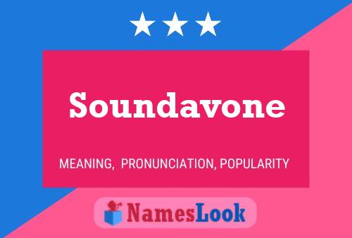 Soundavone Name Poster