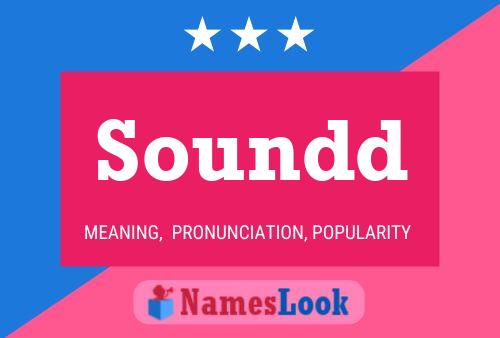 Soundd Name Poster