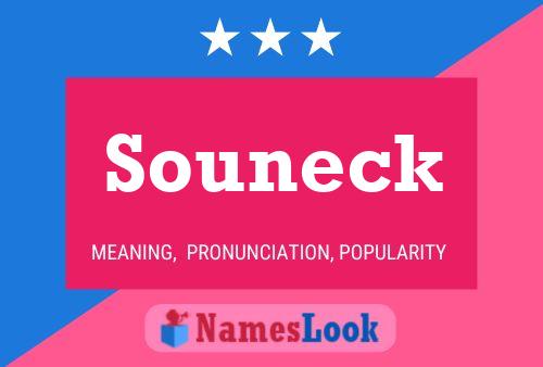 Souneck Name Poster