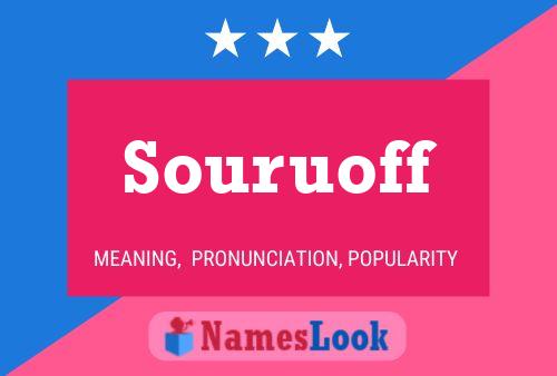 Souruoff Name Poster