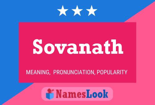 Sovanath Name Poster