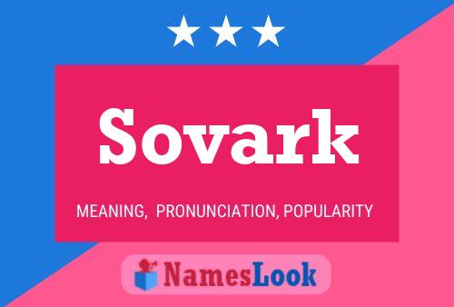 Sovark Name Poster