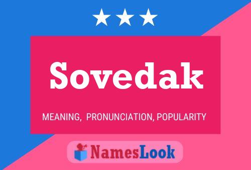 Sovedak Name Poster