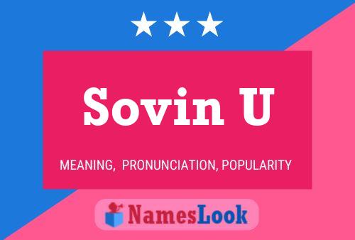 Sovin U Name Poster