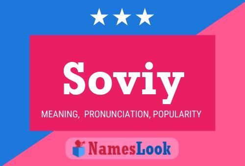 Soviy Name Poster