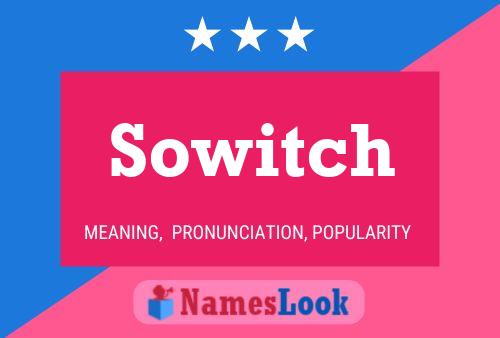 Sowitch Name Poster