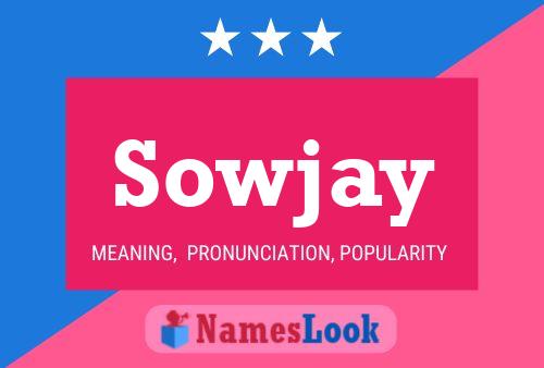 Sowjay Name Poster