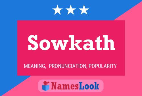 Sowkath Name Poster