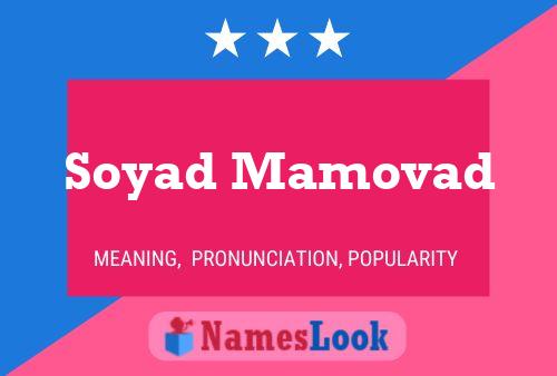 Soyad Mamovad Name Poster