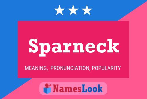 Sparneck Name Poster