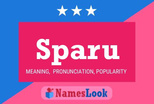 Sparu Name Poster