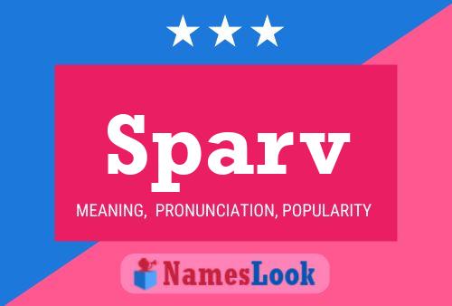 Sparv Name Poster