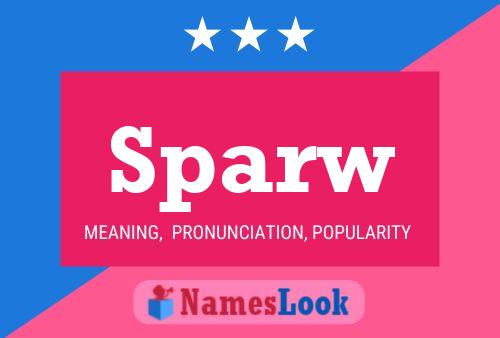 Sparw Name Poster