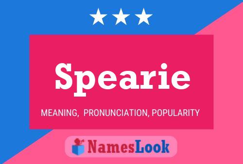 Spearie Name Poster