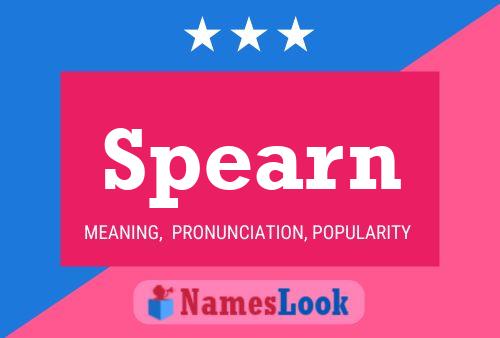 Spearn Name Poster