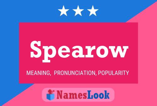 Spearow Name Poster