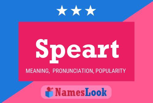 Speart Name Poster