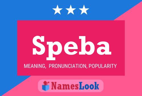 Speba Name Poster