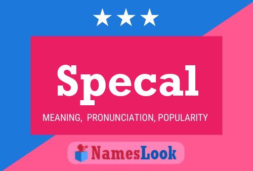 Specal Name Poster