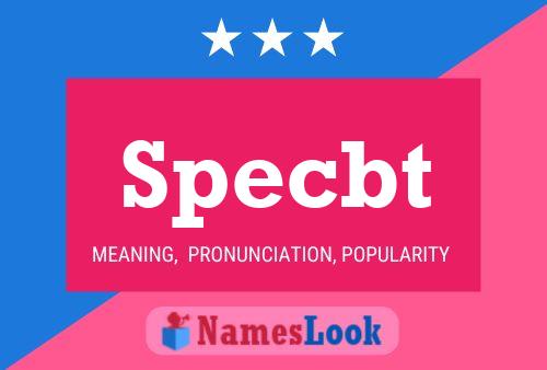 Specbt Name Poster