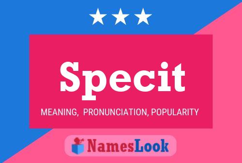 Specit Name Poster