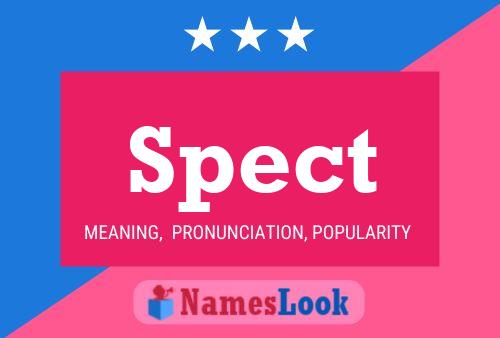 Spect Name Poster