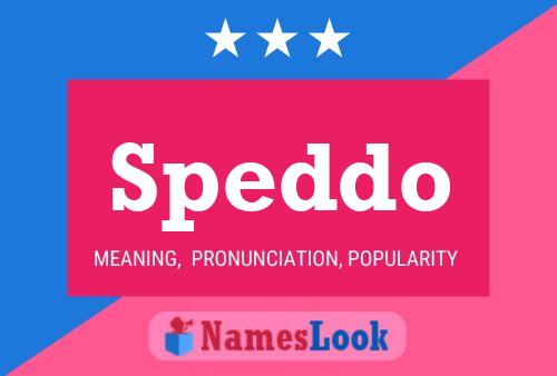 Speddo Name Poster